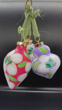Load and play video in Gallery viewer, Set of 3 Small Ceramic Ornaments
